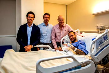 Neymar to leave hospital on Sunday after operation