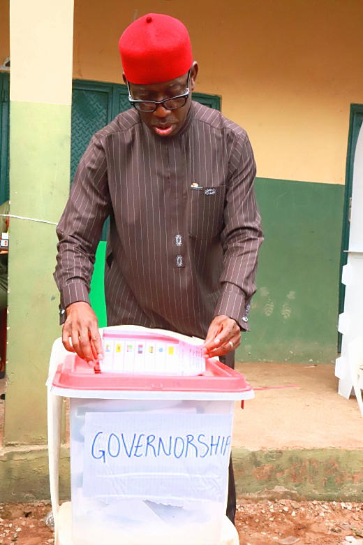 Guber Poll: Okowa raises alarm over plans to destroy electoral materials<br><br><br>