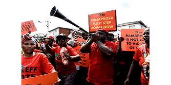 <a href="https://punchng.com/hundreds-arrested-in-south-africas-anti-ramaphosa-protests/">Hundreds arrested in South Africa’s anti-Ramaphosa protests</a>