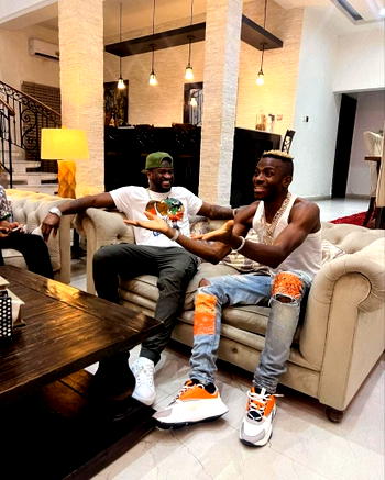 Peter Okoye arrives Naples to support Osimhen against AC Milan