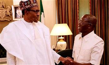 Buhari salutes Oshiomhole at 71