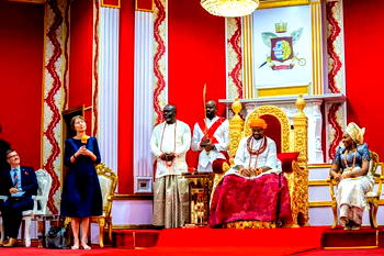 Olu of Warri showcases Itsekiri’s rich culture to Finland’s ambassador