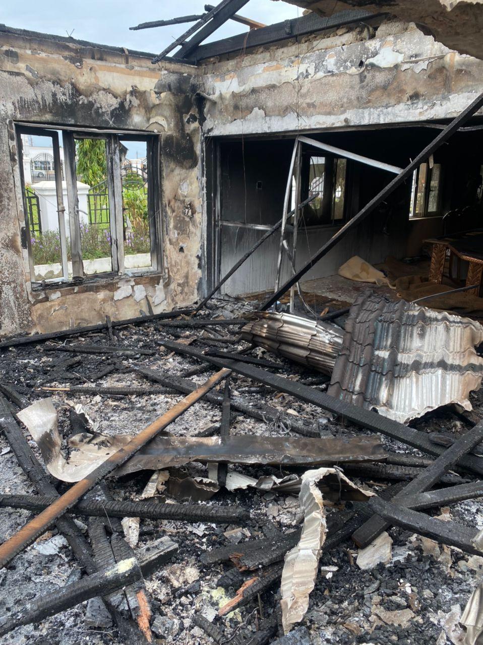 Fire guts Ooni’s palace