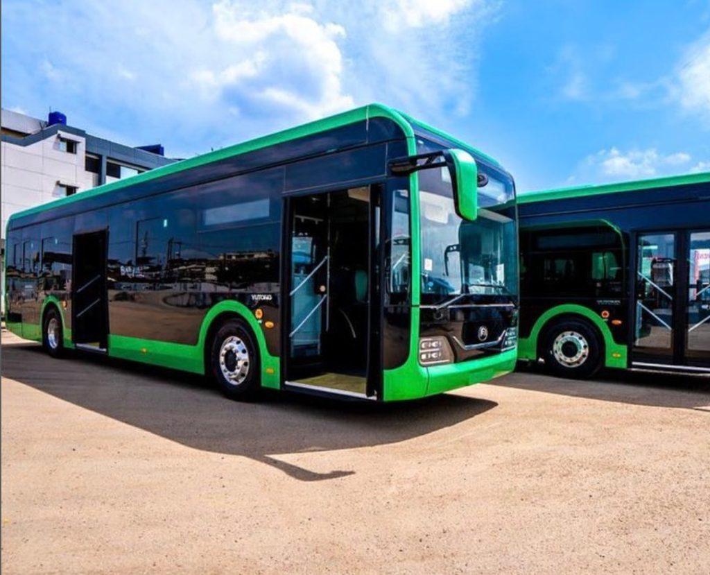PHOTOS: Sanwo-Olu presents Lagos' first fleet of electric buses