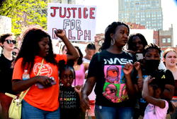 Students stage walkout to protest shooting of Black teenager in US