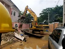 Ajao Estate building demolitions