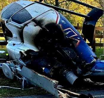 Two killed, one injured as medical helicopter crashes in US