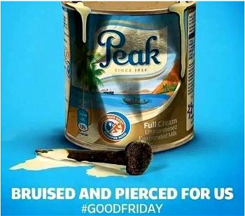 Peak Milk apologises to CAN over Good Friday advert