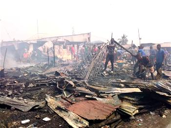 Zaria midnight fire guts 150 shops, goods worth N6bn
