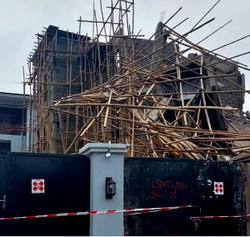 Updated: Again, three-storey building collapses in Lagos
