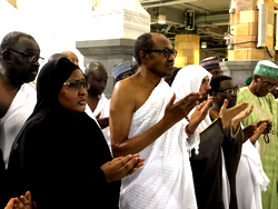 Buhari arrives Madinah, prays at Prophet’s Mosque