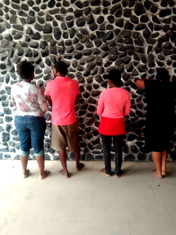 Police arrest four suspected child traffickers