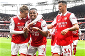 Arsenal sweep aside Leeds, restore eight-point lead