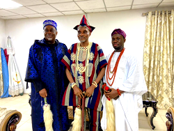 Ondo monarch Arujale pays royal visit to Alake, Olowu, others in Egbaland