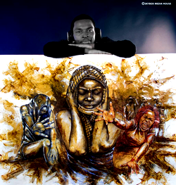 I use my art to advocate for social causes – Artist, Kabeya