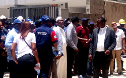 Sanwo-Olu visits scene of Banana Island building collapse
