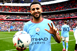 African players in Europe: Mahrez’s historic Wembley hat-trick