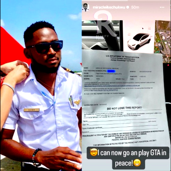 BBNaija’s Miracle passes flight instructor examination