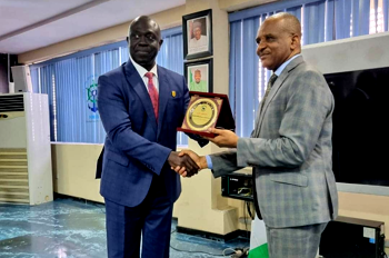 Ndiomu visits NIMASA DG, seeks opportunities for youths in maritime industry