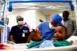 Saudi surgeons separate Nigerian conjoined twins