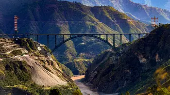 India builds world’s tallest railway bridge