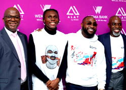 New Wema Bank MD/CEO, Oseni, meets Davido