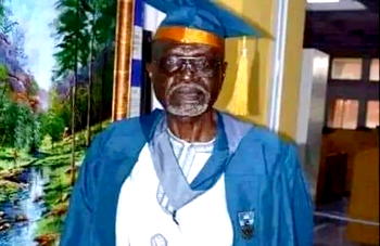 Former Super Eagles star graduates at 69, emerges best student