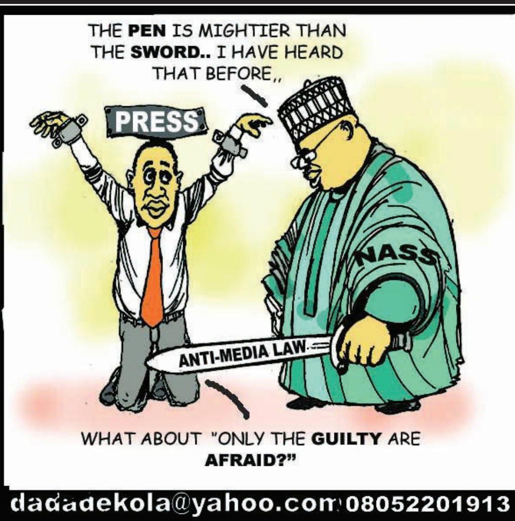 Cartoon: Sir, I'm the fly on your scrotal sac - Vanguard News