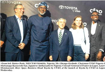 CFAO Motors becomes official distributor of Toyota in Nigeria