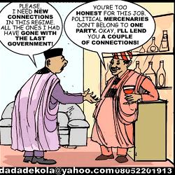 Cartoon: NEPA, sorry, Nigerian politicians disconnecting, reconnecting