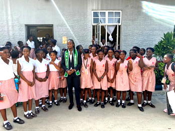 Mental Health Week 2023: Mr Universe Nigeria, Micheal Samuel visits schools, sensitise students