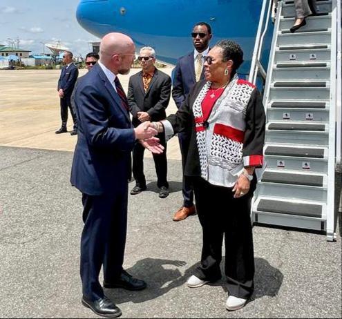US delegation for Tinubu’s inauguration arrives Nigeria