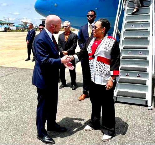 US delegation for Tinubu’s inauguration arrives Nigeria