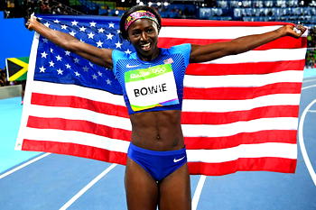 Olympic medal-winning sprinter Bowie mourned after death
