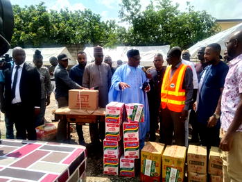 C’River: President Buhari gives succour to flood victims, donates relief materials