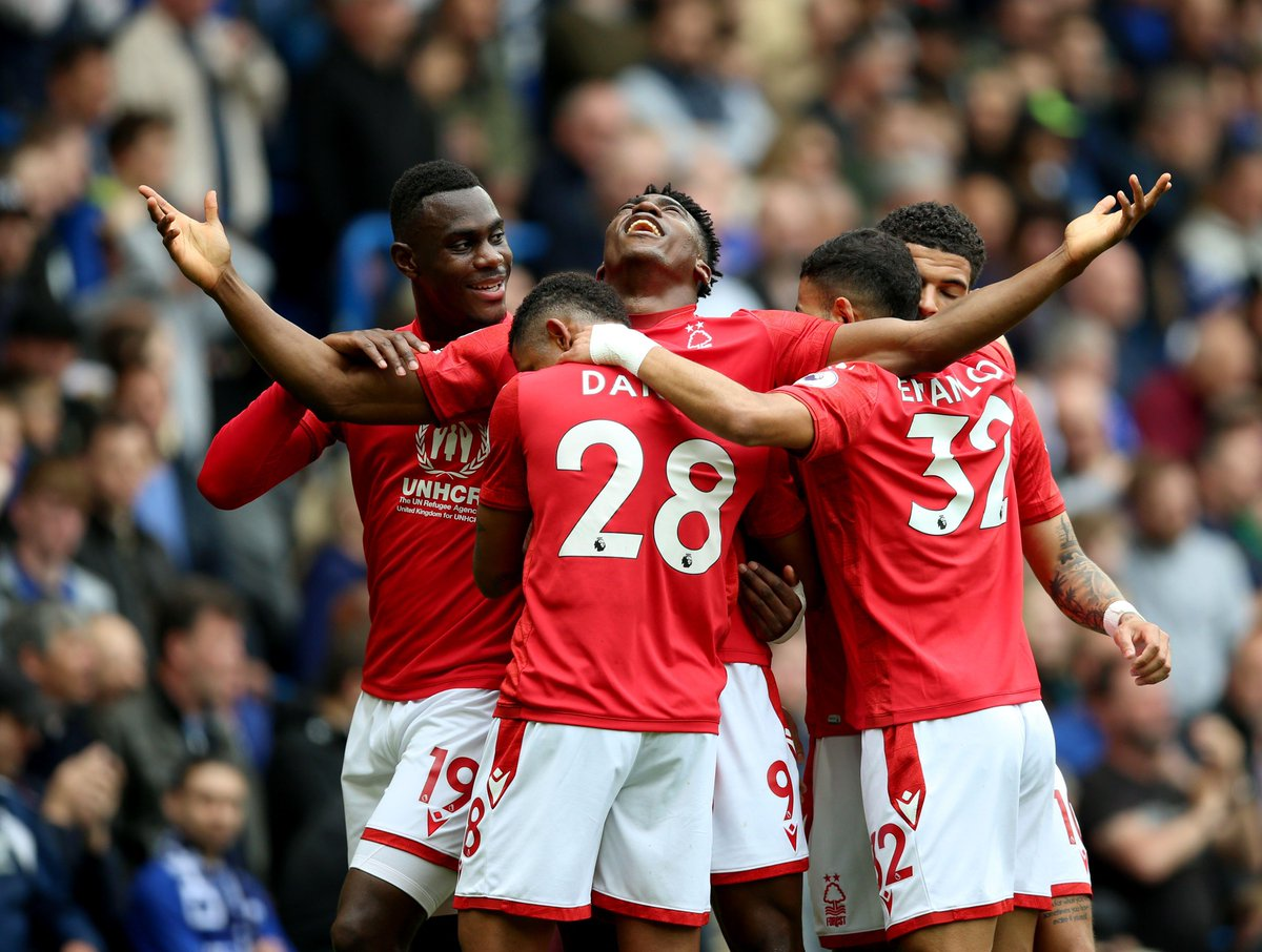 Awoniyi’s brace earn Forest 2 – 2 draw against Chelsea at Stamford Bridge 