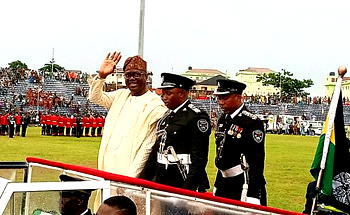 Heavy downpour as Makinde takes oath of office for second term