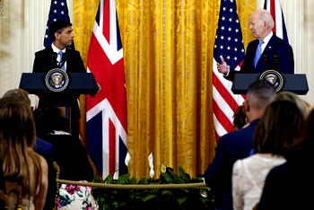 Biden, Sunak meet; forge pact to counter China, Russia threats