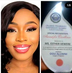OOU alumni honours Esther Ijewere