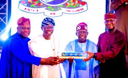 ‘Thank you Akin,’ says Tinubu as Ambode makes remarkable return to politics