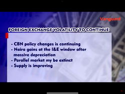 Foreign Exchange volatility to continue