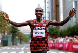 Kenyan legend Kipchoge sets sights on Olympic marathon treble