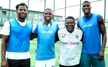 Onyeka, Onuachu, Henty train in Nigeria ahead of new season