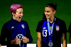 Morgan, Rapinoe head USA World Cup squad