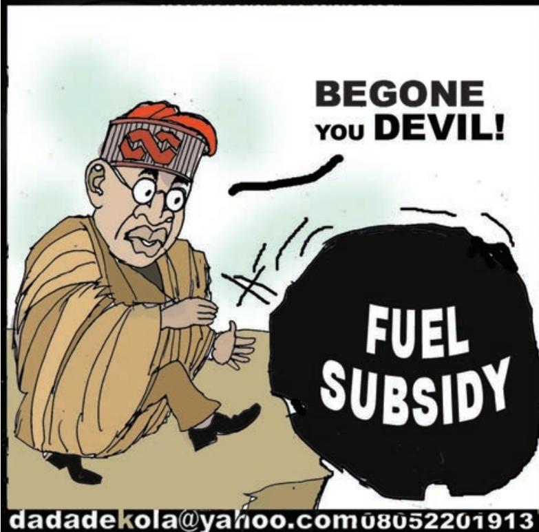 Subsidy cartoon: Jaga-bull!