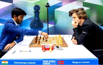 Indian teenager defeats world best chess player Magnus Carlsen 