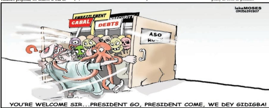 Cartoon: ‘Gentlemen, how much do you need to disappear?’