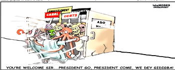 Cartoon: ‘Gentlemen, how much do you need to disappear?’