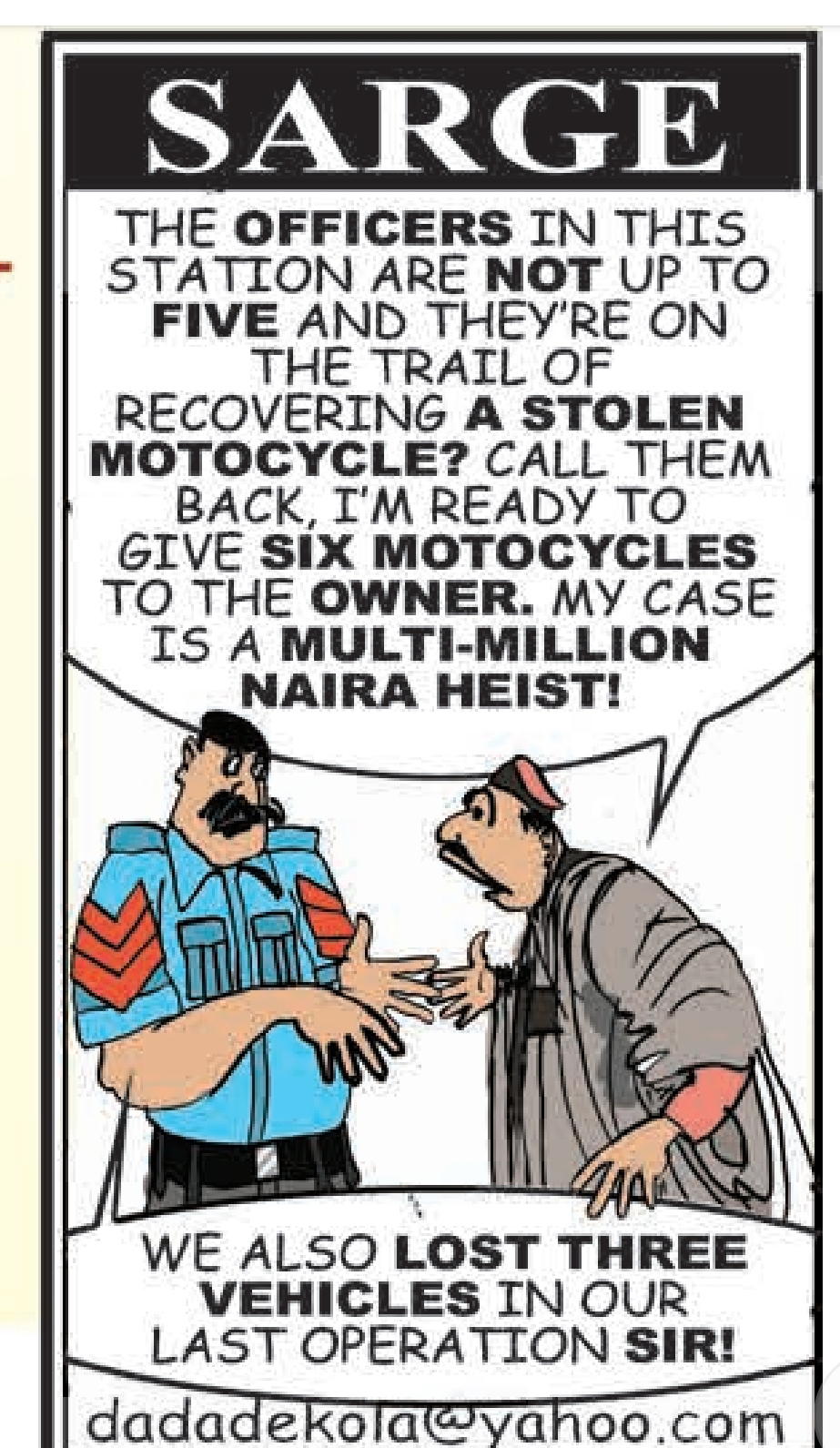 Cartoon Sarge Means Business Vanguard News cartoon-sarge-means-business-vanguard-news