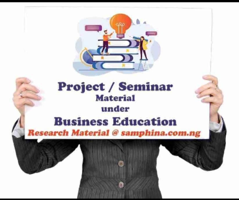 project topics for business education